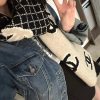 Cashmere Breathable Black Scarf WJ-985127 - Image 5